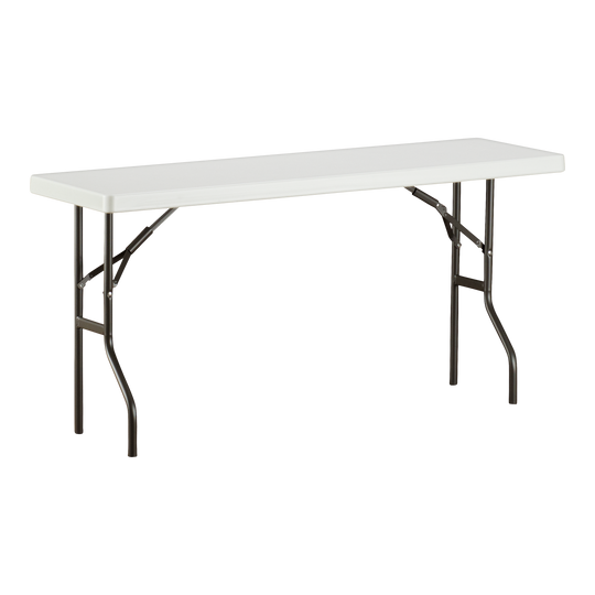 A diagonal platinum table. 