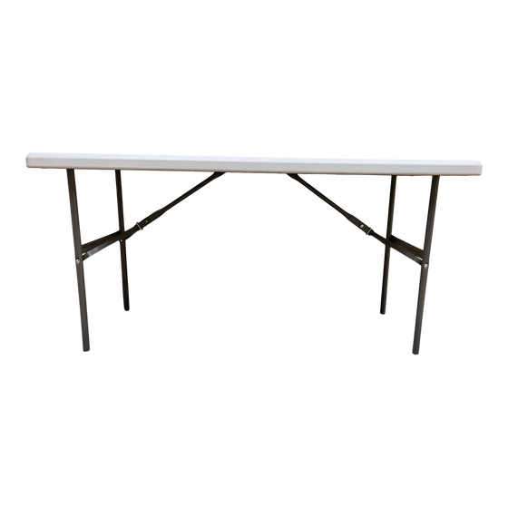 SKILCRAFT® 7110-01-711-0897: Platinum Five-Foot Folding Table 300 LB