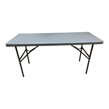 SKILCRAFT® 7110-01-711-0898: Charcoal Five-Foot Folding Table 300 LB