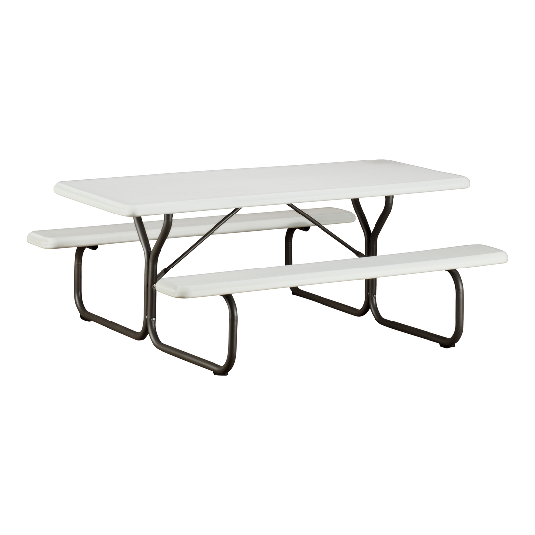 SKILCRAFT® 7195-01-618-3863: Platinum Six-Foot Picnic Table 600 LB SKILCRAFT® 7195-01-618-3863: Platinum Six-Foot Picnic Table 600 LB