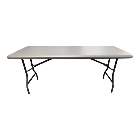 SKILCRAFT® 7105-01-724-6807 Charcoal Six-Foot 2000 LB Table