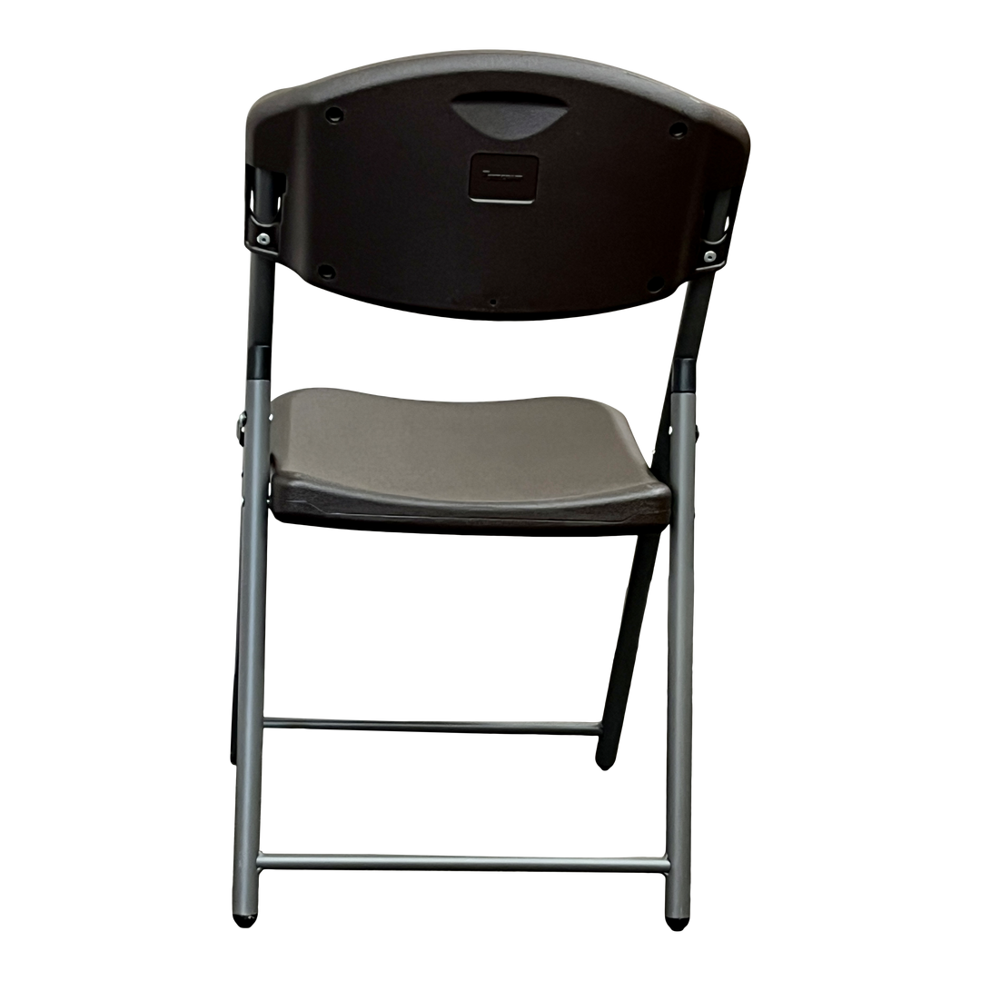 SKILCRAFT® 7105016637984 Espresso FourPack Folding Chairs 350 LB