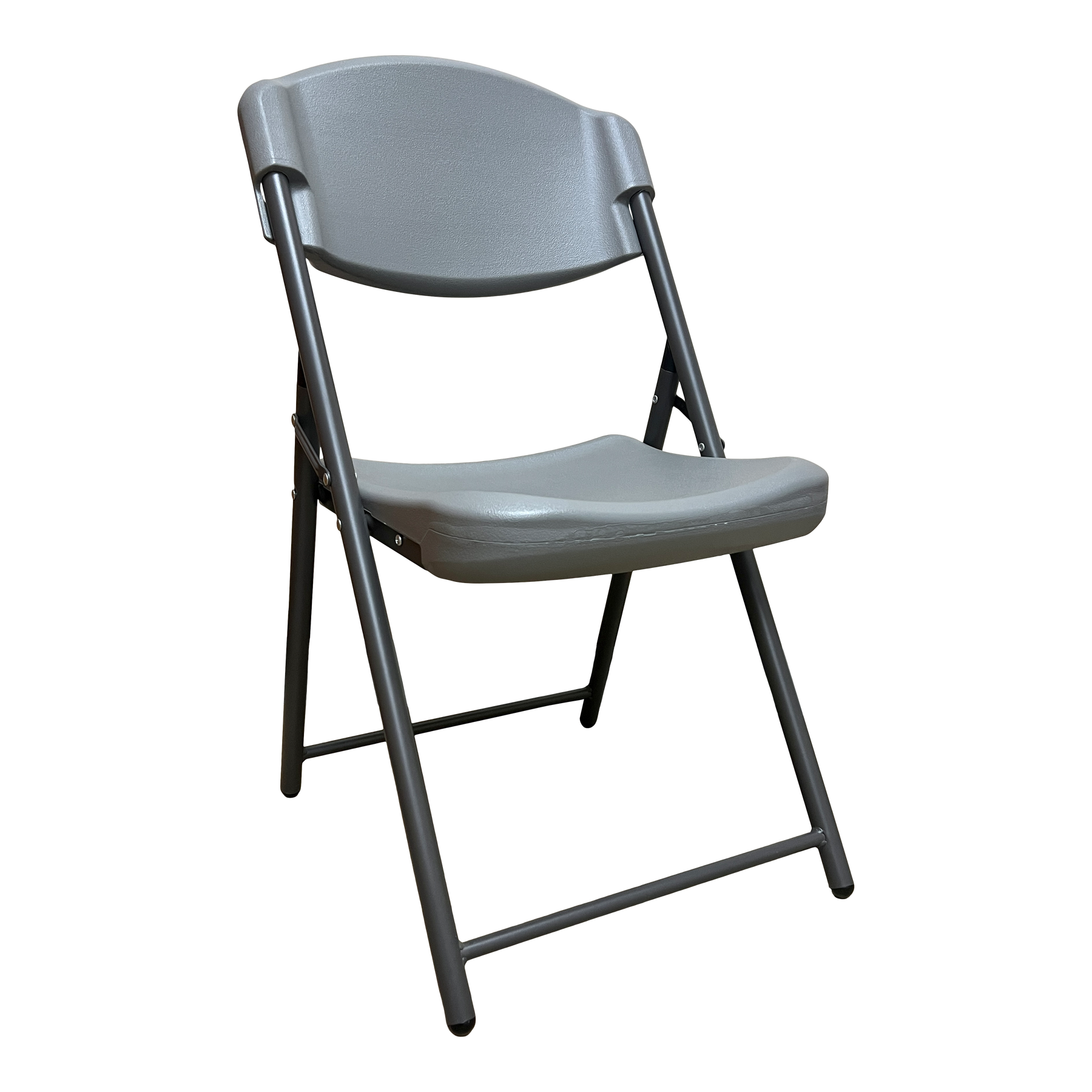 SKILCRAFT 7105 01 697 6033 Charcoal Single Pack Folding Chair 350 LB