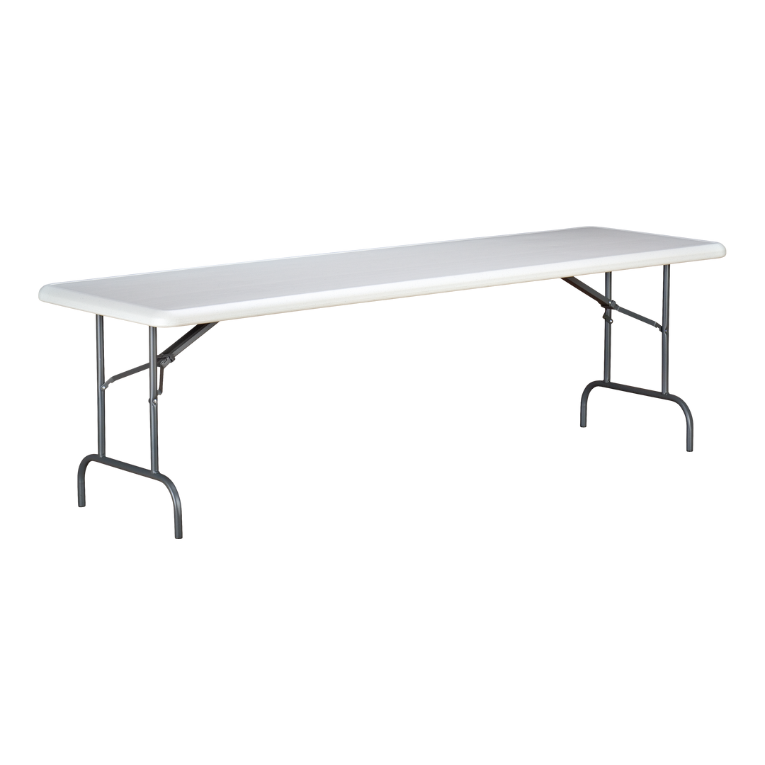 Platinum table overhead diagonal view.