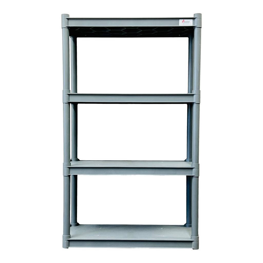 SKILCRAFT® 7125-01-667-2783: Charcoal Four-Shelf Open Storage Unit