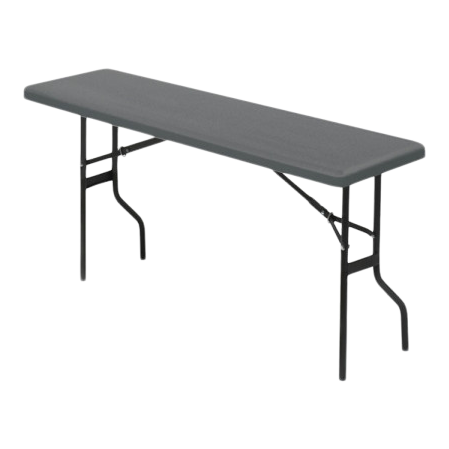 SKILCRAFT® 7110-01-702-5673: Charcoal Five-Foot Utility Folding Table 250 LB